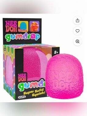 Needoh Gumdrop Super Squish - Pink